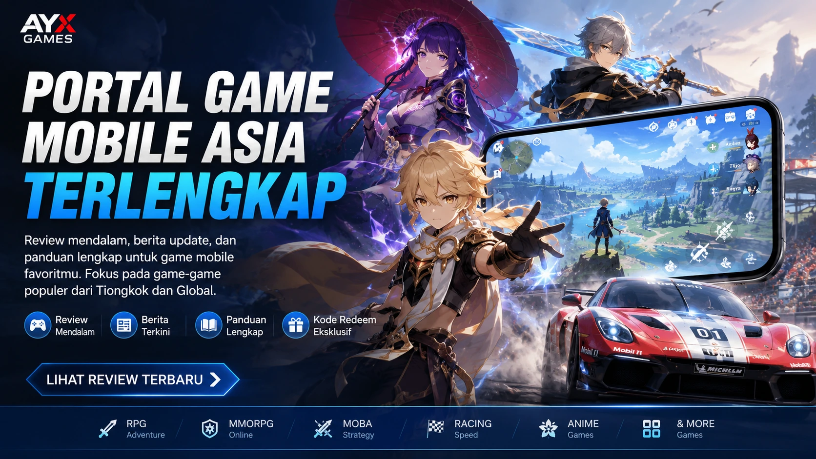 Review Game Mobile Android dan iOS Terbaru